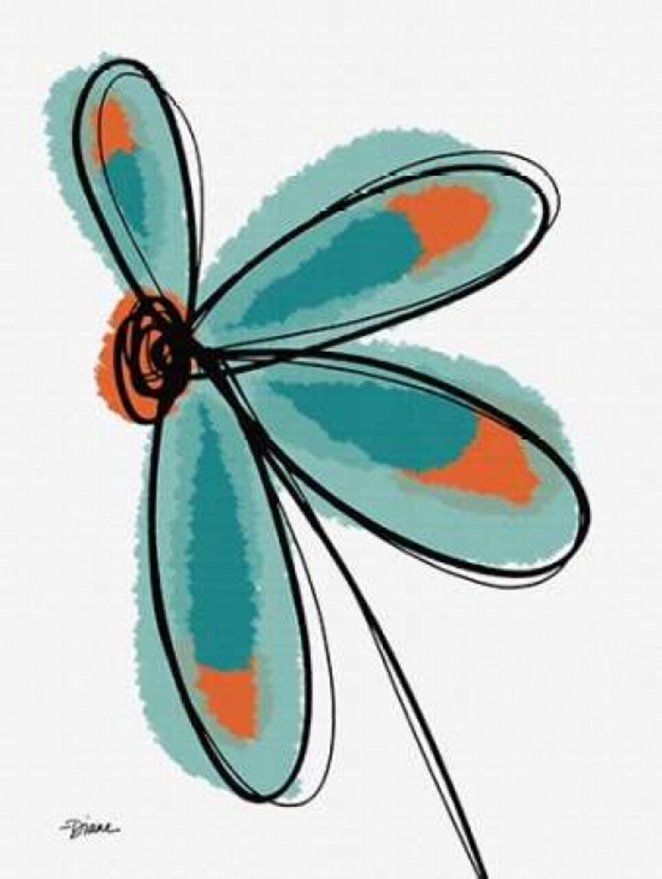 Gerber Funk 6 Poster Print by Diane Stimson - Item # VARPDXDSRC252D